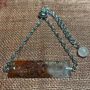 Moss Agate Adjustable Bracelet